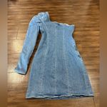 GRLFRND  Ellie One Shoulder Denim Mini Dress Size XS Photo 4