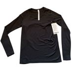 Lululemon  swiftly tech long sleeve 2.0 black size 10 hip length shirt pullover Photo 5