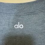 Alo Yoga  Blue Long Sleeve Top Photo 2