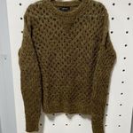 Isabel Marant ÉTOILE Tiana Pointelle-knit Sweater In Army Green Size 36 Photo 0