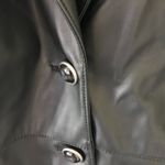 Dennis Basso black faux leather jacket Photo 6