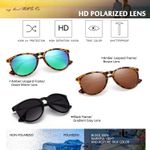 Sunglasses Womens Men Polarized UV Protection Trendy Vintage Retro Round Mirrored Lens Sunglasses For Women Photo 1