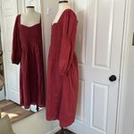 Sea New York renata fit and flare long sleeve midi dress Red Size 16 Photo 11