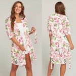 Show Me Your Mumu  Womens Brie Robe Garden Of Bloom OS Floral Lightweight Photo 1