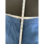 Lands' End Blue 100% Cotton Button Detail Cropped Wide Leg Pants Women's Size 12 Photo 7