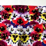 Om Shanti Leggings Large Live for Joy Floral Petunias Power Yoga Pants F… Photo 10