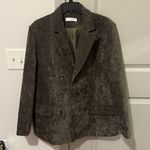 Commense Retro Velvet Blazer Green Size XL Photo 3