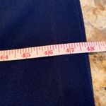 Vanity Fair Vtg  Velour 1/2 Zip Robe Nightgown Navy Blue Embroidered Trim XL Pjs Photo 7