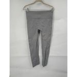 Lululemon Seamless Skinny Compression Legging Women 6 Silver Athletic Yoga Gym Silver Photo 1