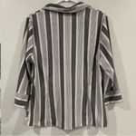 Apt. 9  Striped Button Down Shirt Large L Photo 3