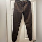7 For All Mankind Bronze Skinny Jeans Photo 2