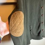 Ralph Lauren VTG Lauren  Sweater Women 3X Green Hunting Shooting Cardigan Patches Photo 2