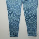 Nike Pro Women’s Hyperwarm Leggings Size Medium Blue Nordic Print Photo 4