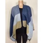 Harvé Benard New Harve Benard blue plaid ruana. Retails $119 Photo 3