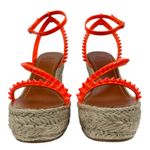 Christian Louboutin  Mafaldina Zeppa 120 Wedge Sandal Orange Size 40 Photo 4