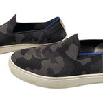Rothy's Rothy’s the Original Slip On Sneaker Women’s 9 in Black Grey Camo Print Photo 0