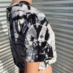 ZARA NWT Tie Dye Cropped T-Shirt 100% Cotton Photo 6