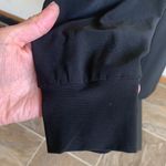 Norma Kamali Kamali Kulture Shirred Neckline Solid Black Dress Photo 2