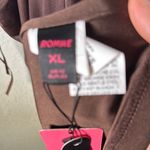 Romwe  Brown Hip Slit Trumpet Maxi Skirt Photo 9