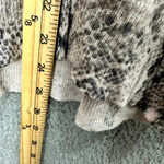 VICI Top Womens Small Gray Snakeskin Animal Print Long Sleeve Lightweight Boho Photo 2