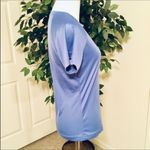 Reebok 🌸3/$15🌸  PLAY Dry Blue Athletic Short Sleeve Pullover Casual Top M Photo 3