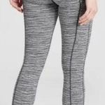 Athleta  Ultimate Linear Lines Capri Black and White Size Medium Photo 1