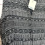 Lucky Brand NWT Black & White Sleeveless Cropped Jumpsuit Size Medium Photo 4