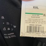 A New Day NEW Black Strapless Knit Tube Dress Size XXL Slit Hem Stretch Midi Photo 6