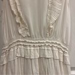 DO+BE  Ivory Gathered V-Neck Dress‎ Photo 2