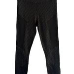 Black Drycell Puma Logo Print Silver Cat Athletic Leggings Women Sz S Photo 0