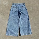 Free People  Acid Wash Retro Colette Wide Leg Jeans size 29 Photo 8