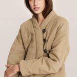 Ba&sh Paris 100% linen quilted jacket Photo 2