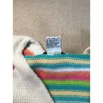 Cricket Lane Petite Women Vintage floral/Striped Sweater Vest Sz. LrgP White EUC Photo 6