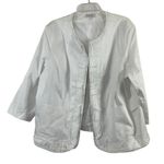 Dress Barn  Women's White Ruffled Jacket Photo 0