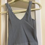 Ribbed Grey tank top Gray Photo 0