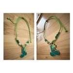 St Patricks Day Knotted String Beaded Bracelet Leprechaun Hat Shamrock C… Green Photo 5