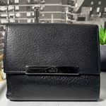 Gucci Authentic  Black Textured Leather Wallet Photo 2