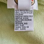 Talbots  Vintage Spring Lime Green V Neck Sleeveless Knit Top Size M Photo 3