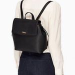 Kate Spade Jessie Laurel Way Saffiano Cow Leather Backpack in Black Photo 8