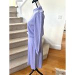 Source Unknown Vintage 1950s Lavender Purple Knit Sweater & Skirt Beaded Bow Set Photo 3