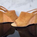 Valentino Garavani Valentino Erin. B women’s suede cork wedge sandal size IT 41 US 11 Photo 13