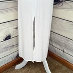 Almost Famous White & Blue Floral Embroidered Maxi Dress Photo 5