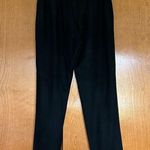Bart by Sibylle Lyn Canada Suede Black Straight Leg Tapered Pants Rodeo Western Size M Photo 4