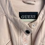 Guess Pink Leather Jacket Classic Style Photo 3