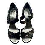 Giuseppe Zanotti Oil Slick Iridescent Ankle Strap Peep Toe Stiletto Sandal 36.5 Photo 9