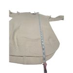 Merokeety  Women's Long Sleeve Crew Neck sweater Knit  Beige Sz M NWT Photo 6