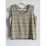 Ming Wang  2pc Cami Pant Set Women’s Large‎ Light Brown Acrylic Stretchy Comfort Photo 3