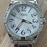 Caravelle by Bulova Ladies Watch Stainless Bracelet Silver Dial Crystals Photo 0