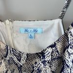 She & Sky Snakeskin Romper Photo 1