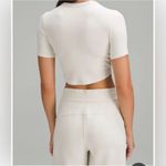 Lululemon ribbed crop tee Photo 1